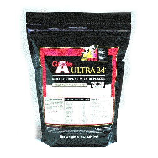 Ultra 24 Milk Replacer 4 lbs GregRobert Pet Supplies