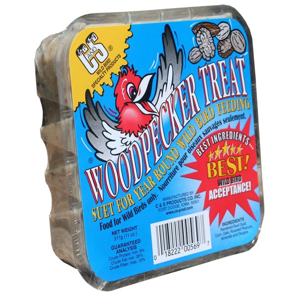 Woodpecker Suet Cake Treat 11 oz. Wild Bird Supplies GregRobert