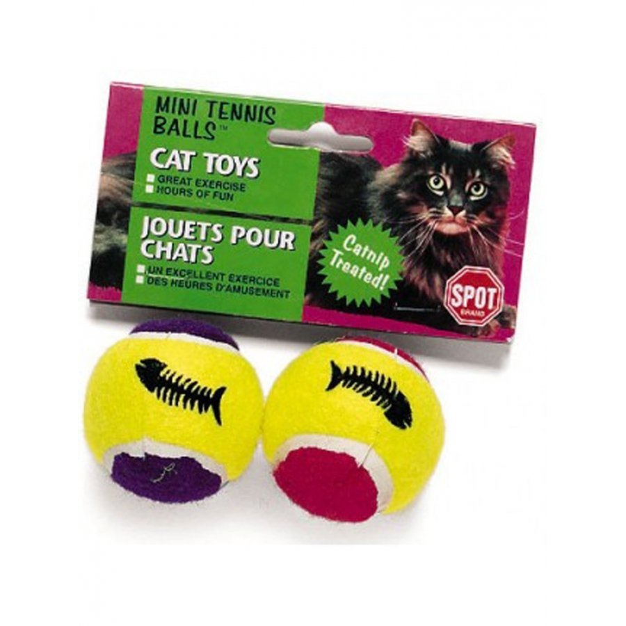 cat tennis ball