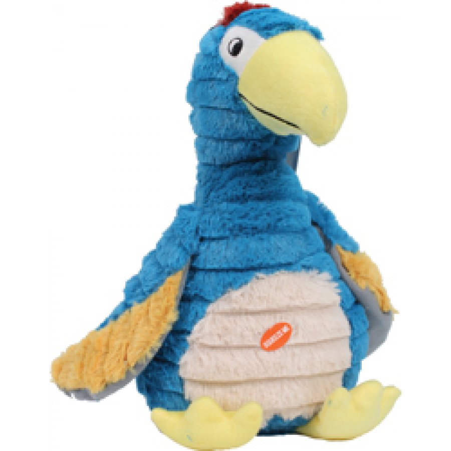 bird plush with knife