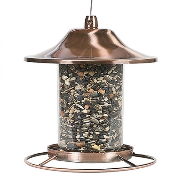 sale Perky Pet Small Copper Panorama Bird Feeder