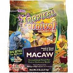Tropical Carnival Gourmet Macaw Big Bites a special blend of nuts and fruits that macaws love to eat and provides a healthy and easily digestible diet. Tastes great and nutritious, your macaw will enjoy eating this special Big Bites gourmet blend!