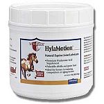 Hylamotion Powder is an equine joint lubricant that helps support horse joints and keep them healthy and good shape. Easy to administer, use 1/2 oz. daily or as prescribed by your horse's vetrinarian. Contains 100 mgs of high quality hyaluronic acid.