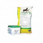 Strongid c 2x (pyrantel tartrate) is an equine anthelmintic designed to be fed on a daily basis. Strongid c 2x prevents migration of large strongyle (strongylus vulgaris) larvae. Administer as a topdress or mixed in the horses daily grain.