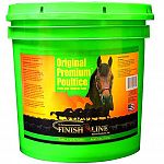 Finish Line's original poultice does a better job on a more serious situation of swelling and inflammation. Creamy smooth--it goes on easy and comes off easy. Draws heat and inflammation like no other poultice.