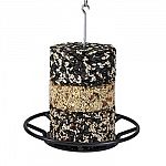 Made from durable plastic with perch, drainage holes and metal rod with hanging hook that holds cakes in place. Stack up to three stacker cakes to attract a greater variety of birds.