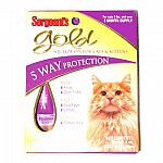 For elimination of fleas ticks and flea eggs and larvae on cats over 5 pounds.