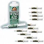 Wind-Aid offers temporary relief of equine bronchial congestion, minor throat irritation and wind problems.Choosepackage of 12 syringes or 32 oz. bottle. The syringes of Wind Aid are 1 oz each.