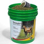 Strongid c 2x (pyrantel tartrate) is an equine anthelmintic designed to be fed on a daily basis. Strongid c 2x prevents migration of large strongyle (strongylus vulgaris) larvae. Administer as a topdress or mixed in the horses daily grain ration.