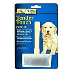 Tender Touch Slicker Wire Brush removes mats, tangles and dead unwanted hair from your pet's coat. Soft rubber backing allows gentle handling. This brush should be a staple in your grooming tool collection. Polished wooden handle for comfortabl