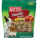 Crunchy hay treat baked with apples for small animals. APPLE Size: 4 OUNCE