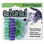 Flips and bounces for hours of fun. Catnip scent drives cats wild. Safe and flexible rubber.  Even more fun than the plastic ring from the milk bottle! Made in the USA.
