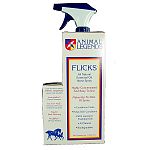  Flies, Mosquitoes, gnats, fleas, and ticks are all successfully repelled by Flicks Horse Spray. Chosen by The Horse Journal, March, 2001 as their top pick for an all-natural fly spray. 