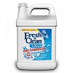 Refill size. Remove pet odors & stains FOREVER. FRESHN CLEAN Pet Odor & Stain Eliminator uses OXY-STRENGTH technology, a special oxygenated compound, that starts working instantly to remove pet stains. 1 gallon