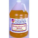 Wheat Germ oil Blend is a combination of Soybean Oil and Wheat Germ Oil. It also contains vitamins A, D, and E. It is fed primarily to enhance the condition and appearance of the horses coat and skin. 