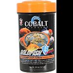 Formulated for specific diet requirements of all goldfish Nutritionally balanced for beautiful color, consistent growth and palatability Enhanced with probiotics and cobalt blue flake s triple vitamin dose and immunostimulants Will not cloud water.