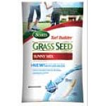 Scotts Turf Builder Sunny Mix Grass Seed is designed to withstand hot and sunny areas with few trees. Mix has Thermal Blue Kentucky Bluegrass that thrives in hot temperatures and lots of sun and is 99.99% weed free.