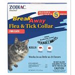 FleaTrol Breakaway Cat Collar by Zodiac. Zodiac Breakaway Collar for Cats contains an effective adulticide to kill fleas and ticks for up to five months.