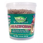 Farm-raised mealworms are quick-dried to lock in flavor, freshness and nutritional value. Blend with your favorite seed mix or serve alone as a treat. A natural high-energy source. High in protein. Preservative and additive free.