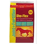 Sho-Flex is a new joint supplement that combines Glucosamine and Chondroitin Sulfate with Manna Pro's popular Sho-Glo vitamin and mineral supplement, providing you with two supplements in one convenient package.