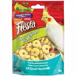 Crunchy fortified nuggets with a smooth, delicious, fruit flavored yogurt coating. Healthy and fun to eat for your pet cockatiel