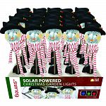 Solar snowman with scarf globe stakes Actual size: 5 lx5 wx33 h