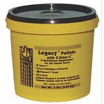  Legacy is a nutritional supplement specifically designed for senior horses. Compounds proven to enhance and strengthen the joints, connective tissue and soft tissue are added to Legacy. 