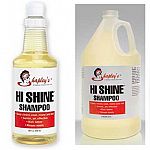 Hi Shine leaves coat, mane, and tail squeaky clean, manageable, and sleek with a great shine. Whether applied straight or diluted, Hi Shine is gentle enough to be used safely on a regular basis.
