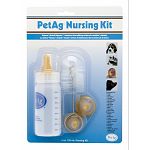 All bottle reared babies need good nutrition properly administered. PetAG nurser bottles have been designed to fill this need. Kit comes with a 4 oz. bottle, 3 different shaped nipples, and a brush to clean your bottle and nipples.