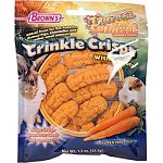 Great treat for pet rabbits, guinea pigs, chinchillas and other small animals Ridge design promotes tooth and gum health Super tasty real carrot recipe Dental health is key to small animals overall well-being
