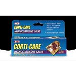 Excel Corti-care contains aloe. Relieves itching and inflammation due to hot spots or flea or insect bites. Gentle, non stinging formula. For dogs, cats and horses. Helps in the healing process by stopping pets from scratching, licking or biting the affe