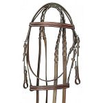 No compromises here. Good workmanship, great styling and quality pre-conditioned leather. Elegant hand crafted fancy stitched bridle, includes matching 5/8