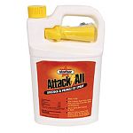 Attack-All Fly Spray is a ready-to-use spray that kills and repels a broad spectrum of flies. The dual active ingredients make it possible to use Attack-All Fly Spray inside and outside, on premise and on livestock.
