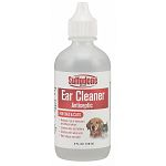 Loosens wax and debris in pets ears. Reduces risk of infection or inflammation. Soothes with aloe vera. For routine cleaning of pets ears during regular grooming.
