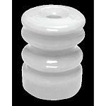 Multi-groove insulator with washer.  Use with all fence wire, not poly tape or poly rope. Zareba insulators are made from the highest-grade of polyethylene available, making them rugged and UV resistant.
