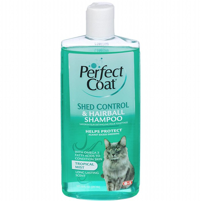 Shed Control & Hairball Shampoo for Cats 10 oz. Cat Supplies - GregRobert