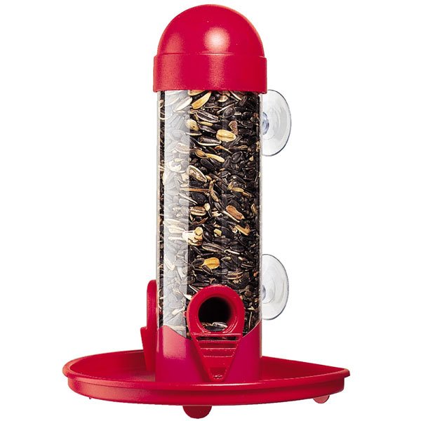 Window Tube Bird Feeder - 2 1/2 in. diameter Wild Bird Supplies ...