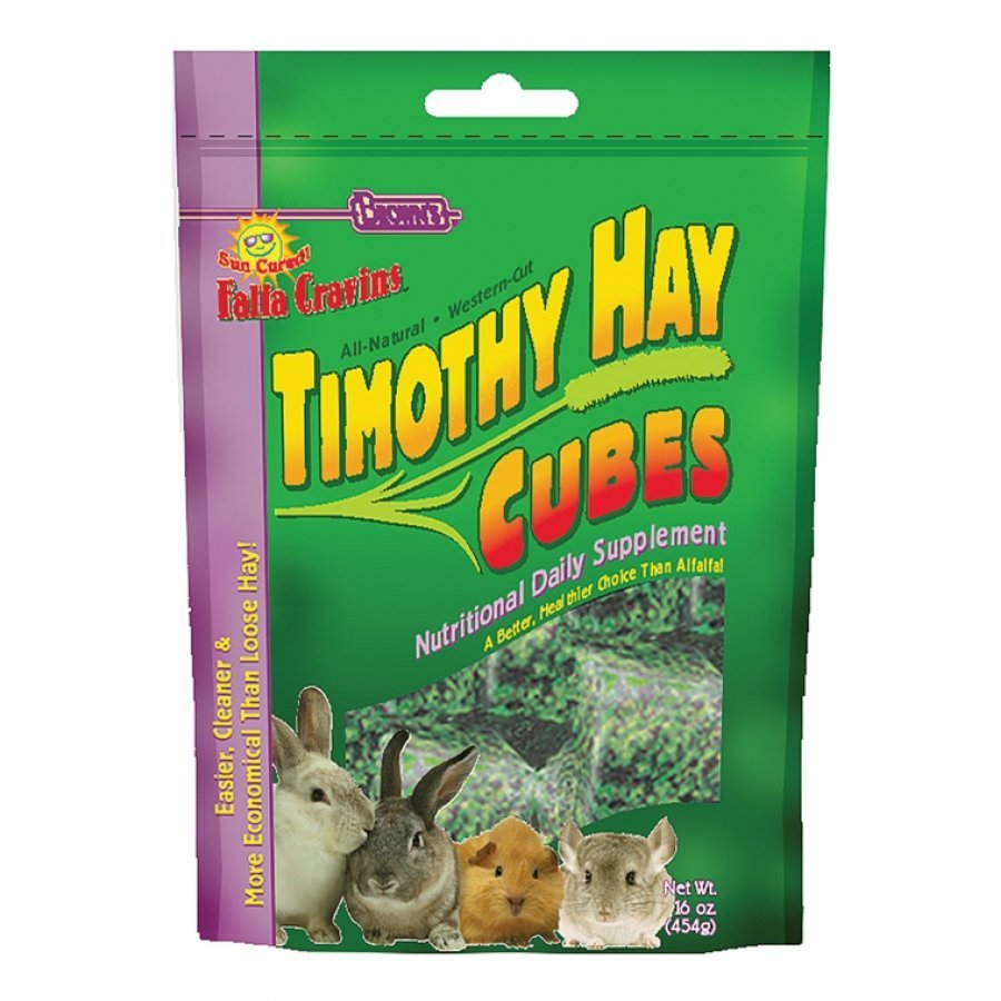 Falfa Cravins Timothy Hay Cubes Small Animal Food - 16 oz. Rabbit ...