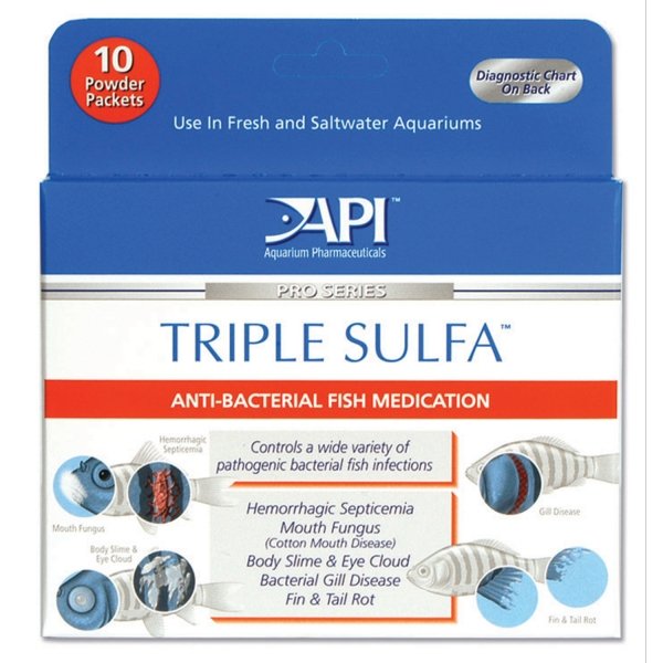 Triple Sulfa Powder Packets Aquarium Supplies - GregRobert