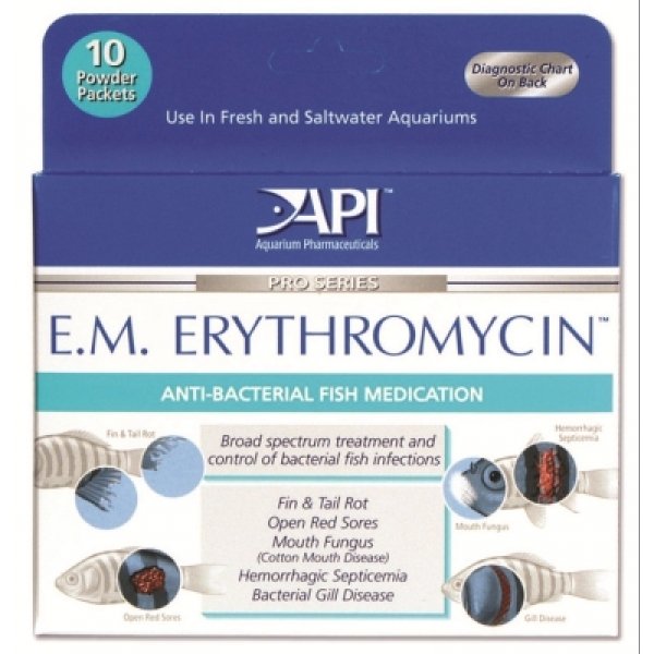 EM Erythromycin Powder Packets Aquarium Supplies - GregRobert